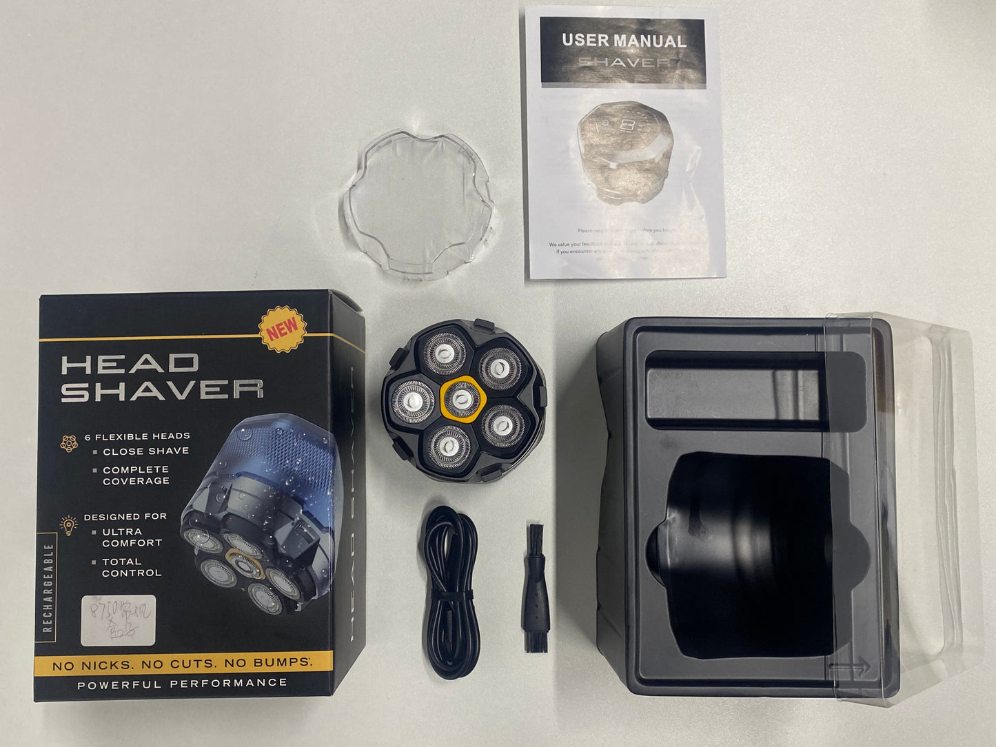 Magnetic Electric Shaver with 6 Heads