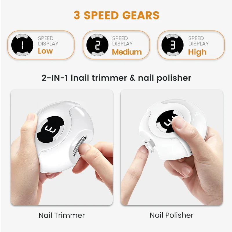 3 Gear Rechargeable Nail Clipper