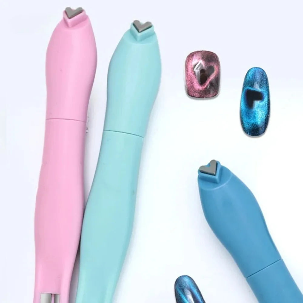 3 in 1 Cat Eye Gel Heart Magnet