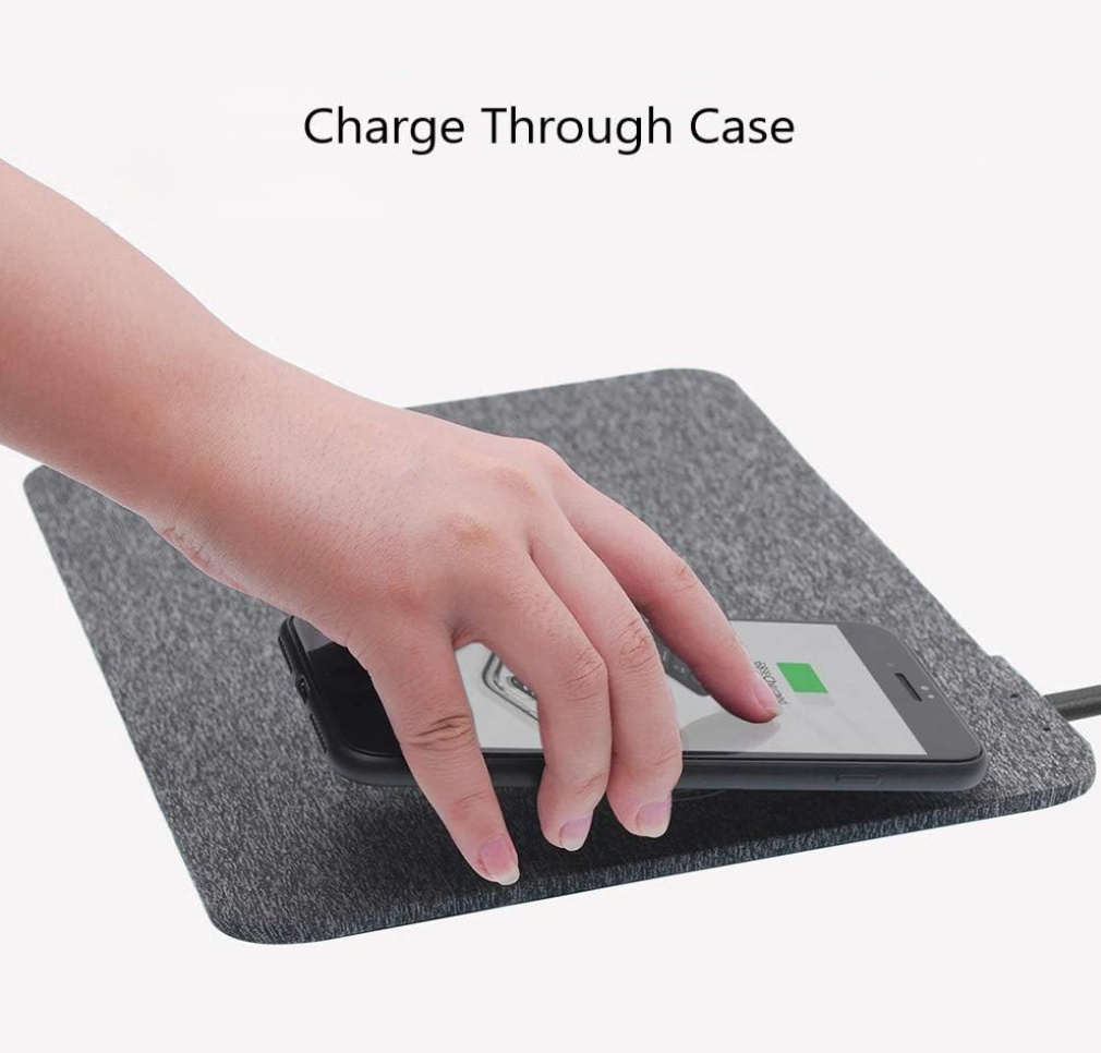 Wireless Phone Charging Mouse Pad