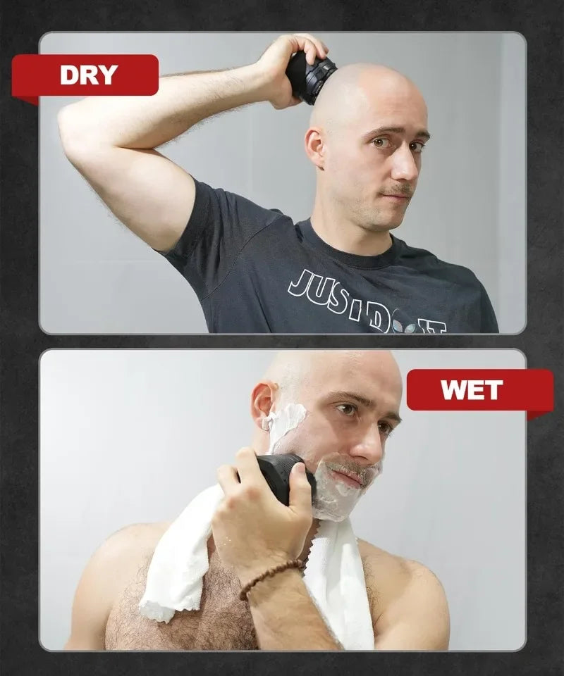 Magnetic Electric Shaver with 6 Heads