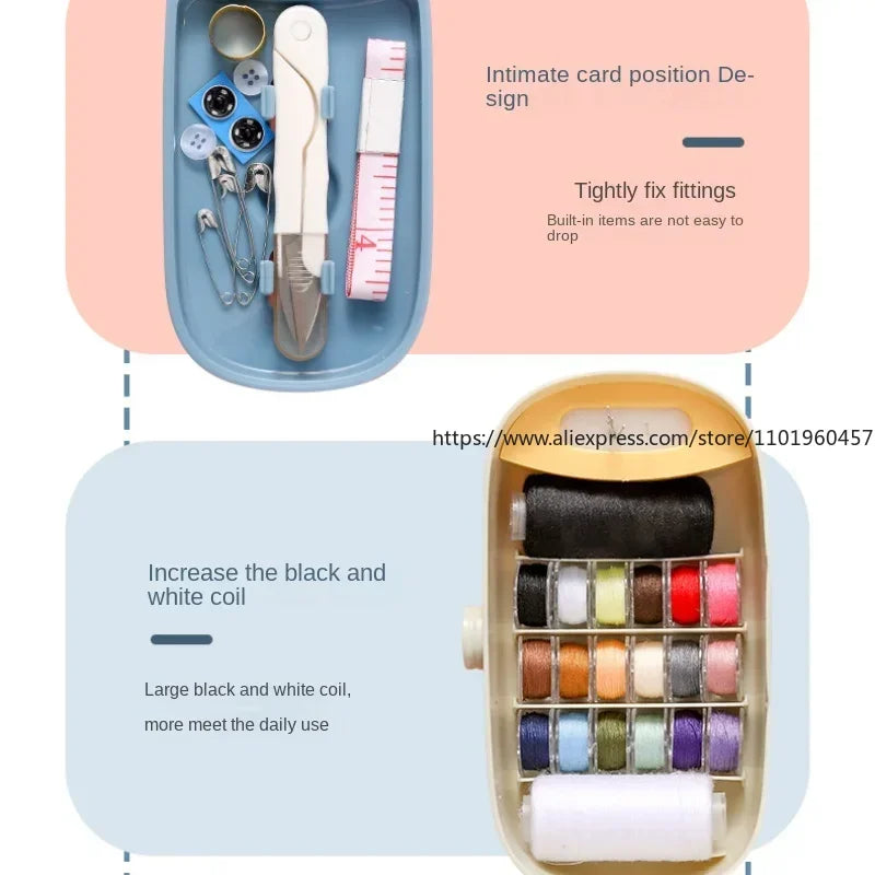 Thread Sewing Accessories Kit Box