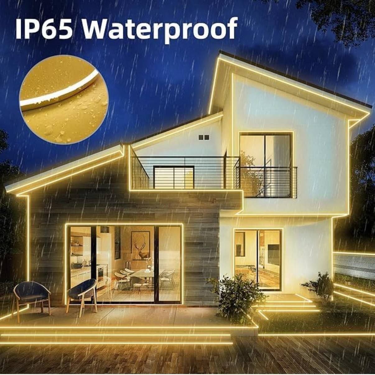 1 Meter Neon Waterproof LED Strip Lights, Flexible Lights For Decoration