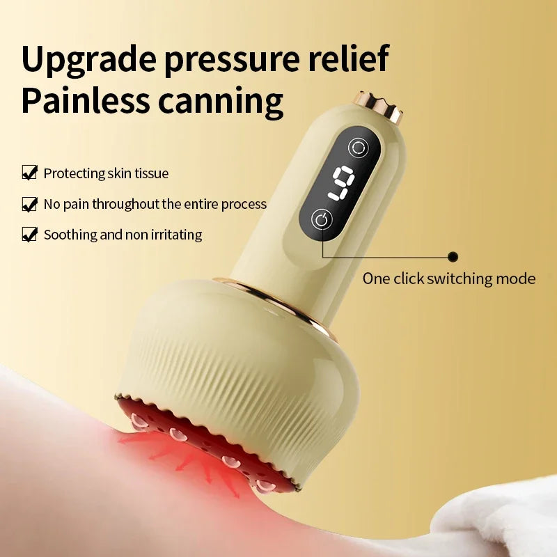 Electric Multifunction Vacuum Cupping Guasha Massager