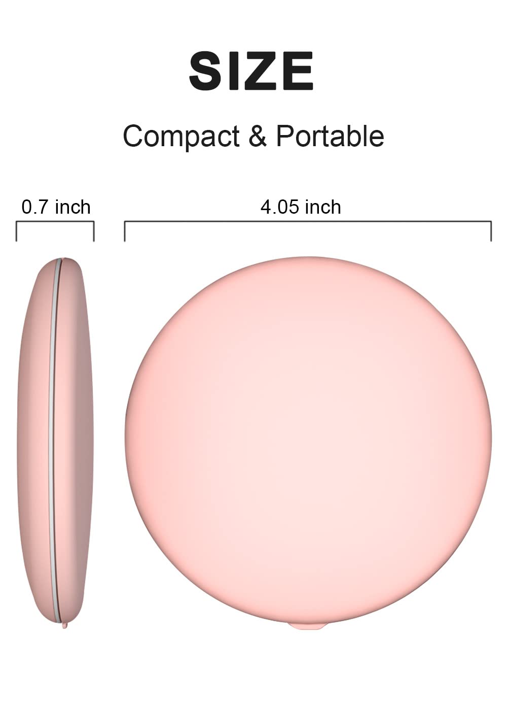 Handheld Pocket LED Mirror