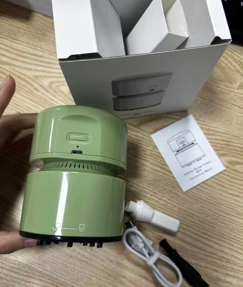 Mini Rechargeable Desktop Vacuum Cleaner with Dual Capacity